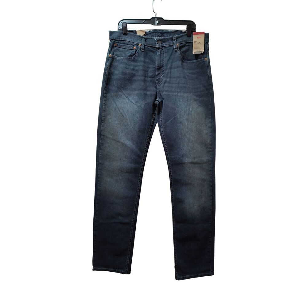 Levi’s 559 Relaxed Fit Straight Leg Jeans 36x36 Navarro Dark Wash Stretch NWT